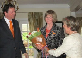 Peace Arch News: Knight in the Order of Orange-Nassau award for Edie Bijdemast