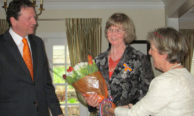 Peace Arch News: Knight in the Order of Orange-Nassau award for Edie Bijdemast