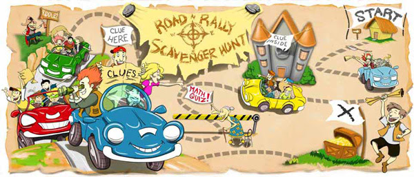 Scavenger hunt main picture Dutch car rally