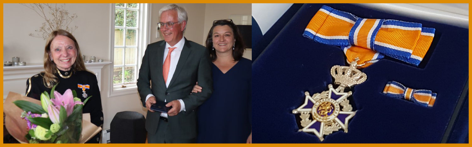 Royal decoration for past-president Dr. Adriana Zylmans Royal decoration for past-president Dr. Adriana Zylmans